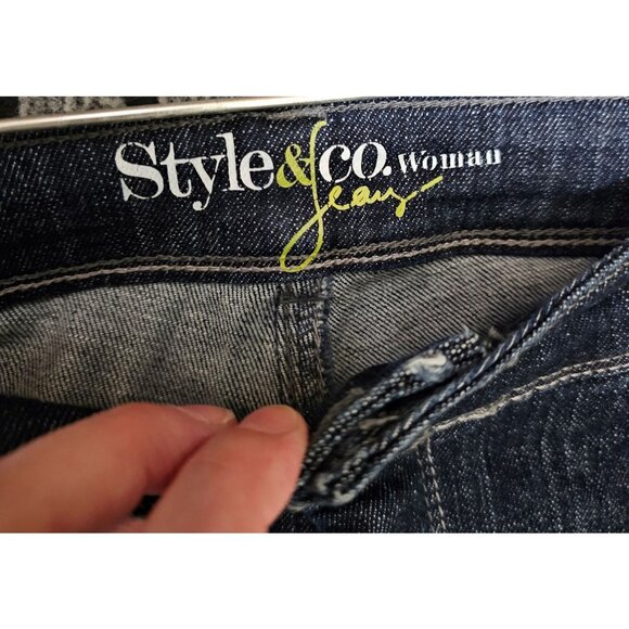 Style & Co.‎ Women Denim Jeans With Tummy Control Size 14W - Picture 5 of 13